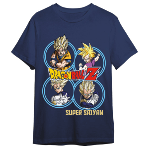 Camiseta Super Saiyans Dragon Ball Z adulto