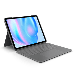 Logitech Combo Touch, Funda con Teclado, iPad Air 13 Pulgadas (M2)(2024) - Teclado retroiluminado extraíble con Soporte abatibl