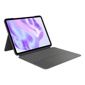 Logitech Combo Touch, funda con teclado, iPad Pro 13 pulgadas (M4)(2024) - Teclado retroiluminado extraíble con soporte abatible