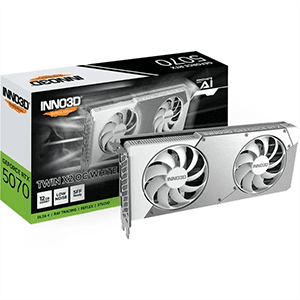 TARJETA GRaFICA INNO3D RTX 5070 TWIN X2 OC WHITE 12GB