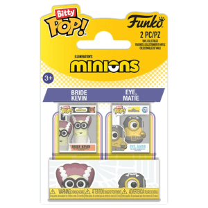 Blister 2 figuras Bitty POP Minions Kevin Eye