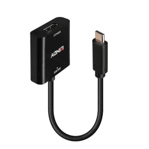 Lindy 43269 Adaptador gráfico USB 3840 x 2160 Pixeles Negro