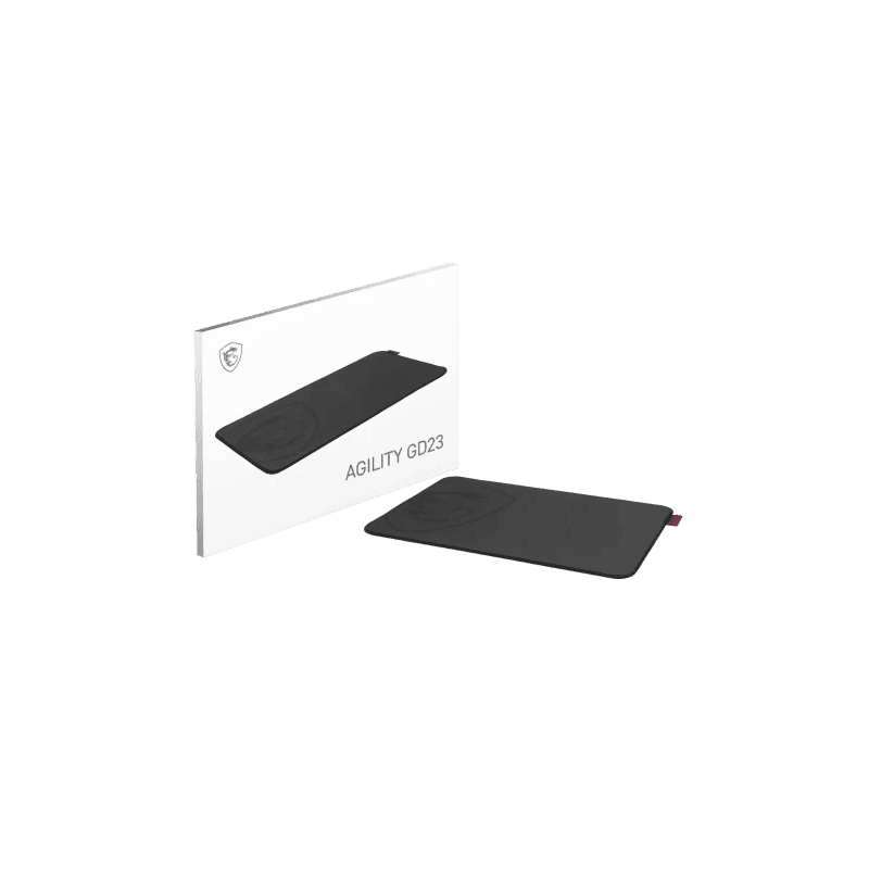 MSI AGILITY GD23 alfombrilla para ratón Alfombrilla de ratón para juegos Negro