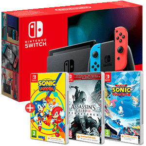 Nintendo Switch + Juego SEGA o UBI a elegir