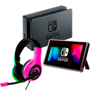 Nintendo Switch Seminueva + Auriculares Reacondicionados