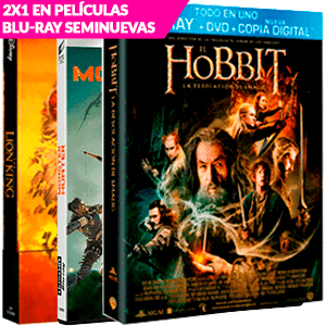 2x1 en películas Blu-Ray Cine Seminuevas