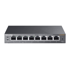 TP-LINK TL-SG108PE (10/100/1000) PoE Negro - Hub Switch