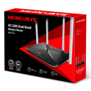 Mercusys AC12 Doble banda (2,4 GHz / 5 GHz) Ethernet rápido Negro - Router