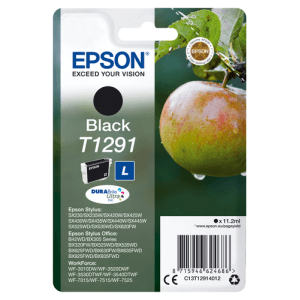 Epson Apple Tinta negra T1291 DURABrite Ultra Manzana