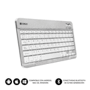 Subblim Smart BT Keyboard Bluetooth Plata - Teclado