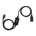 Nanocable CABLE USB 2.0 PROLONGADOR CON AMPLIFICADOR, TIPO A/M-A/H, 10 M