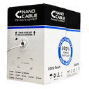 Nanocable CABLE RED RJ45 CAT.5E UTP FLEXIBLE AWG24, 305 M
