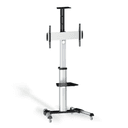 TooQ FS1870M-B signage display mount 94 cm (37") Negro, Plata