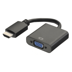 Ewent EW9864 HDMI VGA, 3.5mm Negro - Adaptador