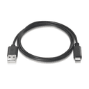 Nanocable USB 2.0, 1m cable USB USB C USB A Negro