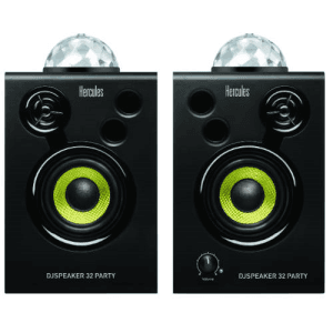 Hercules DJ Speaker 32 Party - Activos - 15W RMS - Luces Integradas - Altavoces