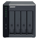 QNAP TR-004 unidad de disco multiple Negro