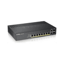 Zyxel GS1920-8HPV2 Gestionado Gigabit Ethernet (10/100/1000) Energía sobre Ethernet (PoE) Negro
