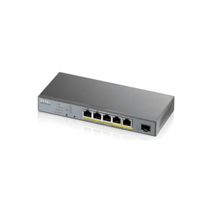 Zyxel GS1350-6HP-EU0101F switch Gestionado L2 Gigabit Ethernet (10/100/1000) Gris Energía sobre Ethernet (PoE)