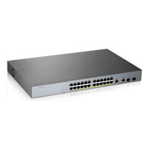 Zyxel GS1350-26HP-EU0101F switch Gestionado L2 Gigabit Ethernet (10/100/1000) Gris Energía sobre Ethernet (PoE)