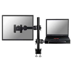Neomounts FPMA-D960NOTEBOOK Brazo de monitor con soporte para portátil 10-27"