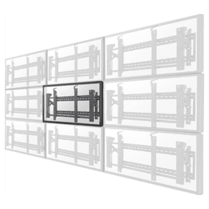 Neomounts LED-VW2000BLACK Soporte de pared para videowall 32-75" - Pop-out - máx 70 kg