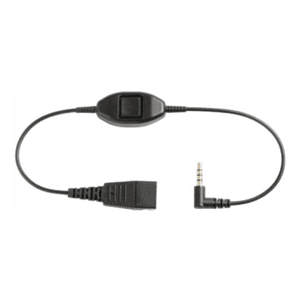 Jabra QD/3.5mm 3,5 mm Negro