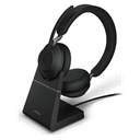 Jabra Evolve2 65 Auriculares Inalámbrico Diadema Oficina/Centro de llamadas USB Tipo C Bluetooth Base de carga
