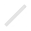 Zebra Z-Band Quickclip Wristband Blanco