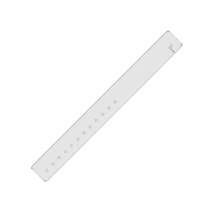 Zebra Z-Band Quickclip Wristband Blanco