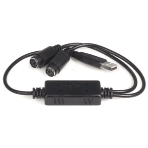 StarTech.com Cable Adaptador Conversor Teclado Ratón Mouse PS/2 a USB - 2x PS/2 Hembra - 1x USB A Macho
