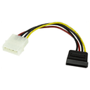 StarTech.com Cable Adaptador de 15cm de Alimentación MOLEX LP4 4 Pines a SATA 15 Pines