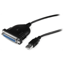 StarTech.com Cable de 1,8m Adaptador de Impresora Paralelo DB25 a USB A - H/M
