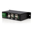 StarTech.com Hub Industrial de 4 Puertos USB 2.0 con Protección Antiestática ESD