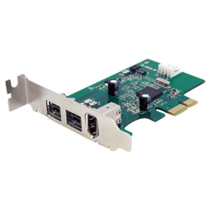 StarTech.com Adaptador Tarjeta FireWire PCI-Express Bajo Perfil de 2 Puertos F/W 800 y 1 Puerto F/W 400