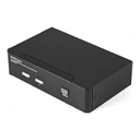 StarTech.com Conmutador Switch KVM 2 puertos HDMI con Hub Concentrador USB 2.0 Audio - 1920x1200