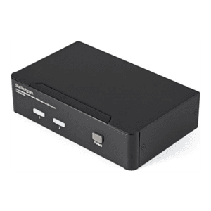 StarTech.com Conmutador Switch KVM 2 puertos HDMI con Hub Concentrador USB 2.0 Audio - 1920x1200