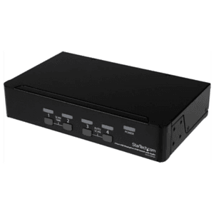 StarTech.com Conmutador Switch KVM 4 puertos Vídeo DisplayPort DP Hub Concentrador USB 2.0 Audio - 2560x1600
