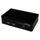 StarTech.com Conmutador Switch Profesional KVM 2 Puertos Vídeo DisplayPort - USB con Audio - 2560x1600