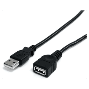 StarTech.com USBEXTAA10BK cable USB USB 2.0 3 m USB A 0,48 Gbit/s Negro