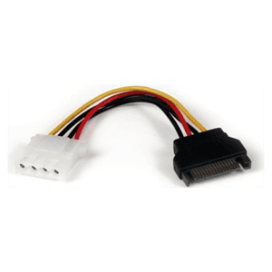 StarTech.com Cable de Alimentación de 15cm Adaptador Molex LP4 a SATA - Hembra a Macho