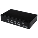 StarTech.com Conmutador Switch KVM 4 Puertos de Vídeo VGA USB 2.0 - 1U Rack Estante