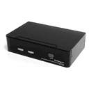 StarTech.com Conmutador Switch KVM - 2 puertos USB 2.0 - Audio Vídeo DVI