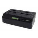StarTech.com Clonador Borrador Autónomo USB 3.0 / eSATA a SATA de 4 Bahías para Discos Duros y SSDs 1:3 - Docking Station - Sani