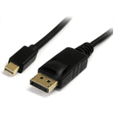 StarTech.com Cable de 2m Mini DisplayPort a DisplayPort 1.2 - Cable Adaptador Mini DisplayPort a DisplayPort 4K x 2K UHD - Cable