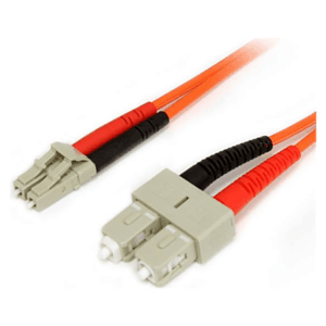 StarTech.com Cable Adaptador de Red de 1m Multimodo Dúplex Fibra Óptica LC-SC 62,5/125 - Patch Duplex