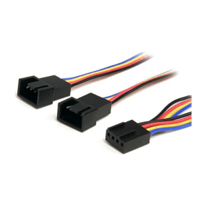 StarTech.com Cable Divisor 0,3m PWM 4 Pines Alimentación Ventilador Fan Placa Base Macho a Hembra