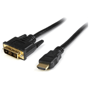 StarTech.com Cable HDMI a DVI 2m - DVI-D Macho - HDMI Macho - Adaptador - Negro