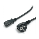 StarTech.com Cable de 2m de Alimentación para Ordenador, 18AWG, EU Schuko a C13, 10A 250V, Negro, Cable de Repuesto, Cable de Co
