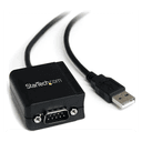 StarTech.com Cable Adaptador 1,8m USB a 1 Puerto Serie Serial RS232 DB9 FTDI Aislamiento Óptico